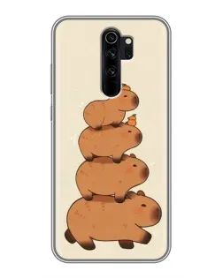 Чехол для Xiaomi Redmi Note 8 Pro с картинкой «Башня из капибар» Чехол для Xiaomi Redmi Note 8 Pro с картинкой «Башня из капибар»
