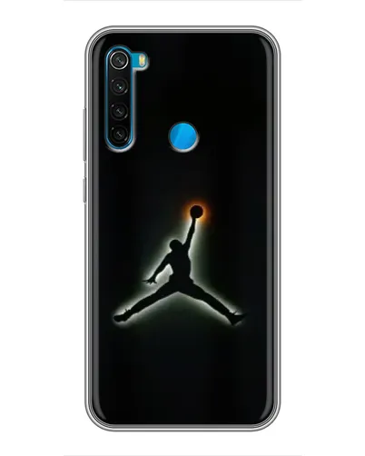 Чехол для Xiaomi Redmi Note 8 с картинкой «Jordan Gradient Logo»