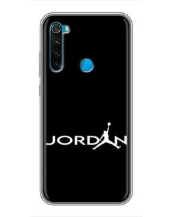 Чехол для Xiaomi Redmi Note 8 с картинкой «Jordan White Logo» Чехол для Xiaomi Redmi Note 8 с картинкой «Jordan White Logo»