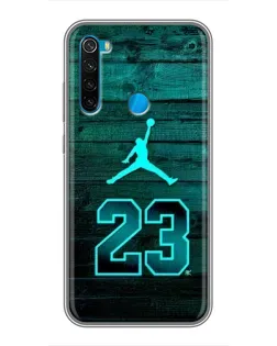 Чехол для Xiaomi Redmi Note 8 с картинкой «Jordan Cyan 23» Чехол для Xiaomi Redmi Note 8 с картинкой «Jordan Cyan 23»
