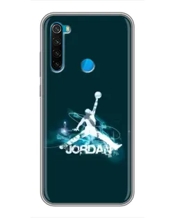 Чехол для Xiaomi Redmi Note 8 с картинкой «Jordan Blue Fire» Чехол для Xiaomi Redmi Note 8 с картинкой «Jordan Blue Fire»