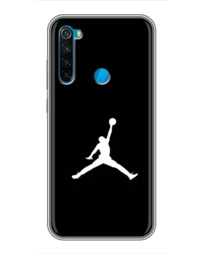 Чехол для Xiaomi Redmi Note 8 с картинкой «Jordan Silhouette»