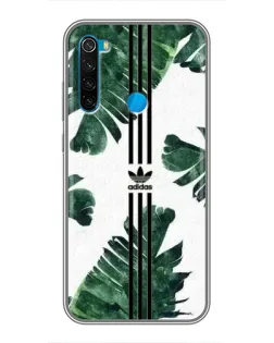Чехол для Xiaomi Redmi Note 8 с картинкой «Пальмовые листья адидас»