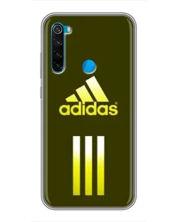 Чехол для Xiaomi Redmi Note 8 с картинкой «Оливковый градиент Adidas»