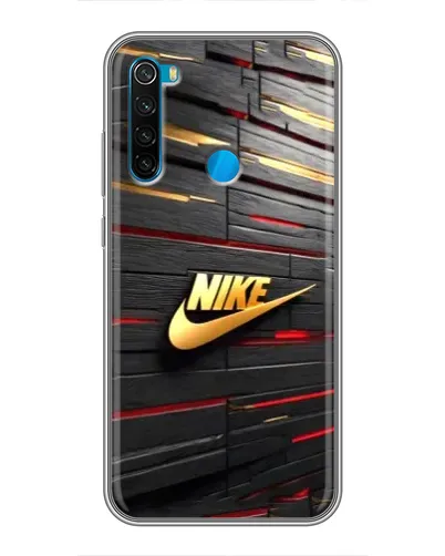 Чехол для Xiaomi Redmi Note 8 с картинкой «Золотой Nike на металле» Чехол для Xiaomi Redmi Note 8 с картинкой «Золотой Nike на металле»