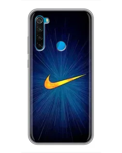 Чохол для Xiaomi Redmi Note 8 з картинкою «Синій пульс Nike»