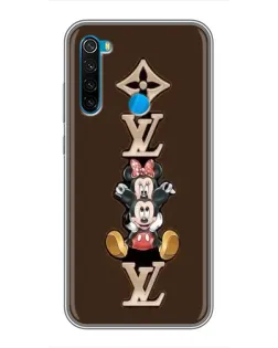 Чехол для Xiaomi Redmi Note 8 с картинкой «LV и Микки Маус» Чехол для Xiaomi Redmi Note 8 с картинкой «LV и Микки Маус»