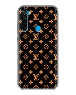Чехол для Xiaomi Redmi Note 8 с картинкой «Золотая монограмма LV» Чехол для Xiaomi Redmi Note 8 с картинкой «Золотая монограмма LV»