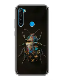 Чохол для Xiaomi Redmi Note 8 з картинкою «LV — мармуровий принт»