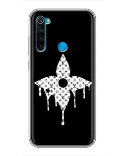 Чохол для Xiaomi Redmi Note 8 з картинкою «Квіткова монограма»