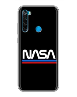 Чехол для Xiaomi Redmi Note 8 с картинкой «NASA — классика Red Blue» Чехол для Xiaomi Redmi Note 8 с картинкой «NASA — классика Red Blue»