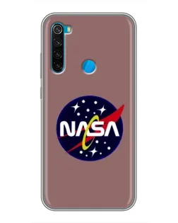 Чехол для Xiaomi Redmi Note 8 с картинкой «NASA — ретро космос» Чехол для Xiaomi Redmi Note 8 с картинкой «NASA — ретро космос»