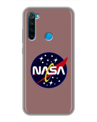 Чехол для Xiaomi Redmi Note 8 с картинкой «NASA — ретро космос»
