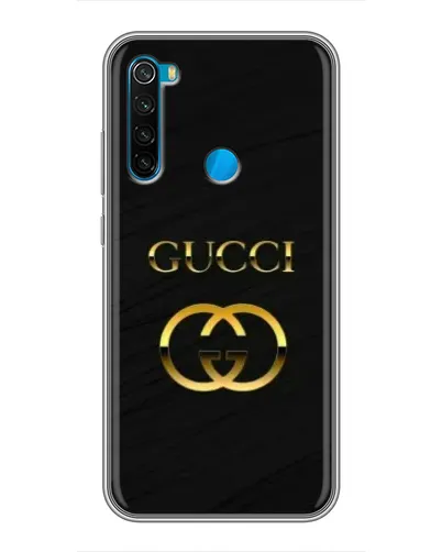 Чехол для Xiaomi Redmi Note 8 с картинкой «Золотой логотип Gucci»