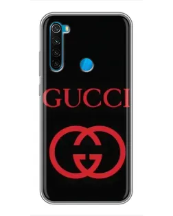 Чехол для Xiaomi Redmi Note 8 с картинкой «Gucci — красный логотип» Чехол для Xiaomi Redmi Note 8 с картинкой «Gucci — красный логотип»