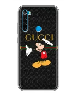 Чехол для Xiaomi Redmi Note 8 с картинкой «Микки Маус Gucci» Чехол для Xiaomi Redmi Note 8 с картинкой «Микки Маус Gucci»