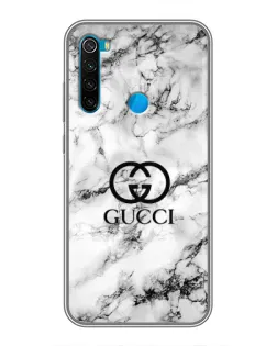 Чехол для Xiaomi Redmi Note 8 с картинкой «Gucci — мраморный шик» Чехол для Xiaomi Redmi Note 8 с картинкой «Gucci — мраморный шик»