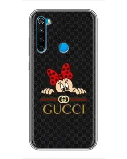 Чехол для Xiaomi Redmi Note 8 с картинкой «Минни Маус Gucci — черный» Чехол для Xiaomi Redmi Note 8 с картинкой «Минни Маус Gucci — черный»