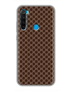 Чехол для Xiaomi Redmi Note 8 с картинкой «Gucci — шоколадная сетка» Чехол для Xiaomi Redmi Note 8 с картинкой «Gucci — шоколадная сетка»