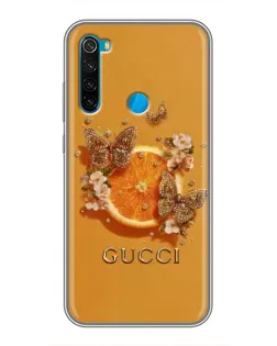 Чехол для Xiaomi Redmi Note 8 с картинкой «Gucci — золотые бабочки» Чехол для Xiaomi Redmi Note 8 с картинкой «Gucci — золотые бабочки»