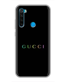 Чехол для Xiaomi Redmi Note 8 с картинкой «Gucci — неоновый минимализм» Чехол для Xiaomi Redmi Note 8 с картинкой «Gucci — неоновый минимализм»