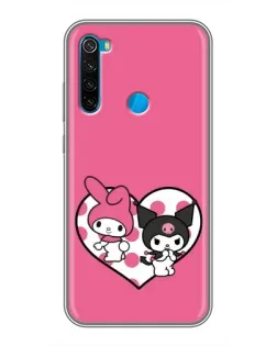 Чехол для Xiaomi Redmi Note 8 с картинкой «Kuromi и My Melody» Чехол для Xiaomi Redmi Note 8 с картинкой «Kuromi и My Melody»