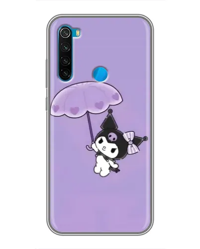 Чехол для Xiaomi Redmi Note 8 с картинкой «Kuromi с зонтиком»