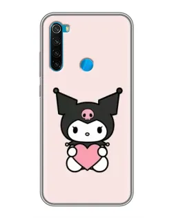 Чехол для Xiaomi Redmi Note 8 с картинкой «Kuromi и сердце» Чехол для Xiaomi Redmi Note 8 с картинкой «Kuromi и сердце»