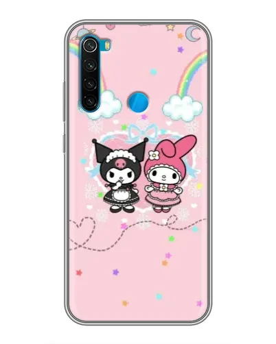 Чехол для Xiaomi Redmi Note 8 с картинкой «My Melody и Kuromi»