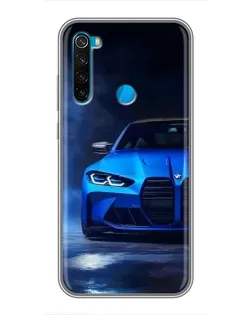 Чохол для Xiaomi Redmi Note 8 з картинкою «Блакитна BMW M4» Чохол для Xiaomi Redmi Note 8 з картинкою «Блакитна BMW M4»