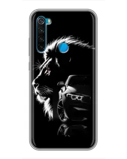 Чохол для Xiaomi Redmi Note 8 з картинкою «BMW та лев» Чохол для Xiaomi Redmi Note 8 з картинкою «BMW та лев»