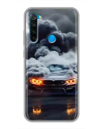 Чохол для Xiaomi Redmi Note 8 з картинкою «BMW у диму» Чохол для Xiaomi Redmi Note 8 з картинкою «BMW у диму»