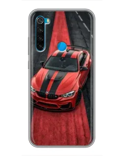 Чохол для Xiaomi Redmi Note 8 з картинкою «BMW на червоній доріжці» Чохол для Xiaomi Redmi Note 8 з картинкою «BMW на червоній доріжці»
