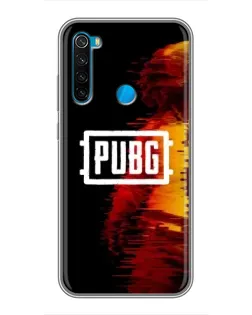 Чохол для Xiaomi Redmi Note 8 з картинкою «Яскравий логотип PUBG»