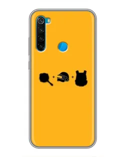 Чехол для Xiaomi Redmi Note 8 с картинкой «BMW — современная классика»