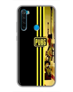 Чехол для Xiaomi Redmi Note 8 с картинкой «PUBG — камуфляжный шлем»