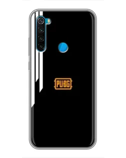 Чехол для Xiaomi Redmi Note 8 с картинкой «PUBG — вертикальные линии»
