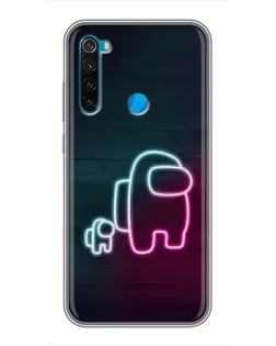 Чохол для Xiaomi Redmi Note 8 з картинкою «Among Us неон-арт» Чохол для Xiaomi Redmi Note 8 з картинкою «Among Us неон-арт»