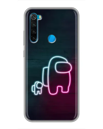 Чохол для Xiaomi Redmi Note 8 з картинкою «Among Us неон-арт» Чохол для Xiaomi Redmi Note 8 з картинкою «Among Us неон-арт»