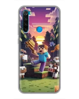 Чохол для Xiaomi Redmi Note 8 з картинкою «Стів на фермі»