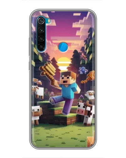 Чохол для Xiaomi Redmi Note 8 з картинкою «Стів на фермі» Чохол для Xiaomi Redmi Note 8 з картинкою «Стів на фермі»