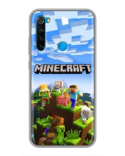 Чохол для Xiaomi Redmi Note 8 з картинкою «Minecraft класичний світ» Чохол для Xiaomi Redmi Note 8 з картинкою «Minecraft класичний світ»