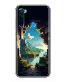 Чохол для Xiaomi Redmi Note 8 з картинкою «Вид з печери»