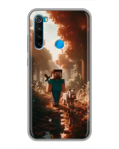 Чохол для Xiaomi Redmi Note 8 з картинкою «Стів у лісі» Чохол для Xiaomi Redmi Note 8 з картинкою «Стів у лісі»