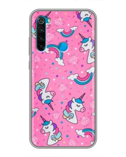 Чехол для Xiaomi Redmi Note 8 с картинкой «Unicorn паттерн розовый» Чехол для Xiaomi Redmi Note 8 с картинкой «Unicorn паттерн розовый»