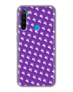 Чехол для Xiaomi Redmi Note 8 с картинкой «Единороги на фиолетовом» Чехол для Xiaomi Redmi Note 8 с картинкой «Единороги на фиолетовом»