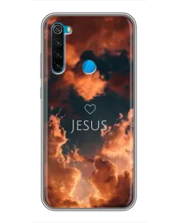 Чохол для Xiaomi Redmi Note 8 з картинкою «Сяйво Імені Jesus»