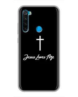 Чохол для Xiaomi Redmi Note 8 з картинкою «Ісус любить тебе»