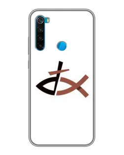 Чохол для Xiaomi Redmi Note 8 з картинкою «Риба та хрест»