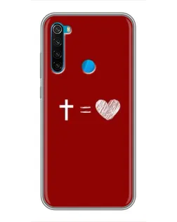 Чехол для Xiaomi Redmi Note 8 с картинкой «Уравнение любви» Чехол для Xiaomi Redmi Note 8 с картинкой «Уравнение любви»